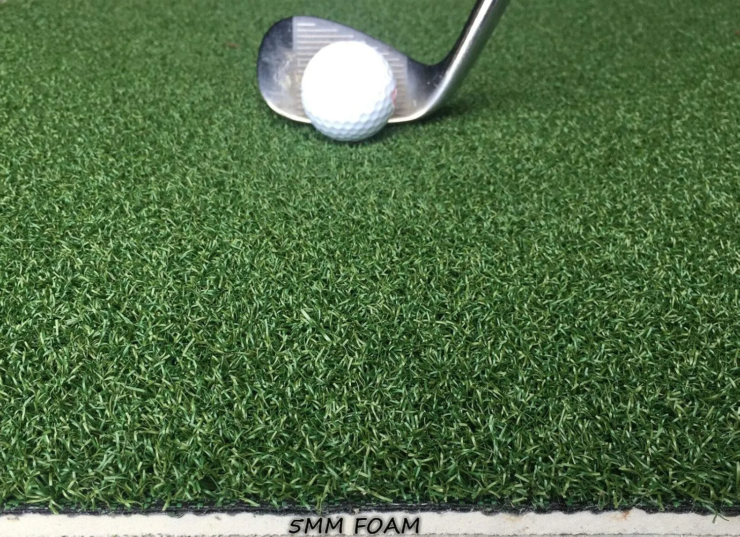 Indoor Simulator Turf for Golf Mat 4 Feet X 5 Feet Golf Hitting Artificial Grass Mat with 5mm Foam Pad Bottom