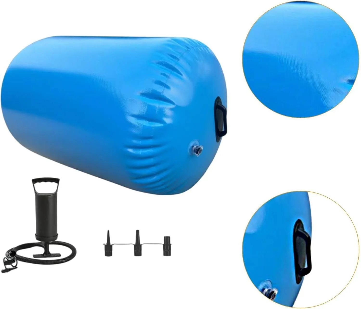 Inflatable Gymnastics Mat Inflatable Tumbling Mat Handspring Equipment Gymnastics Roller Air Roller for Gym Training