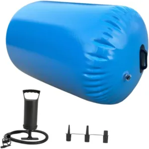 Inflatable Gymnastics Mat Inflatable Tumbling Mat Handspring Equipment Gymnastics Roller Air Roller for Gym Training