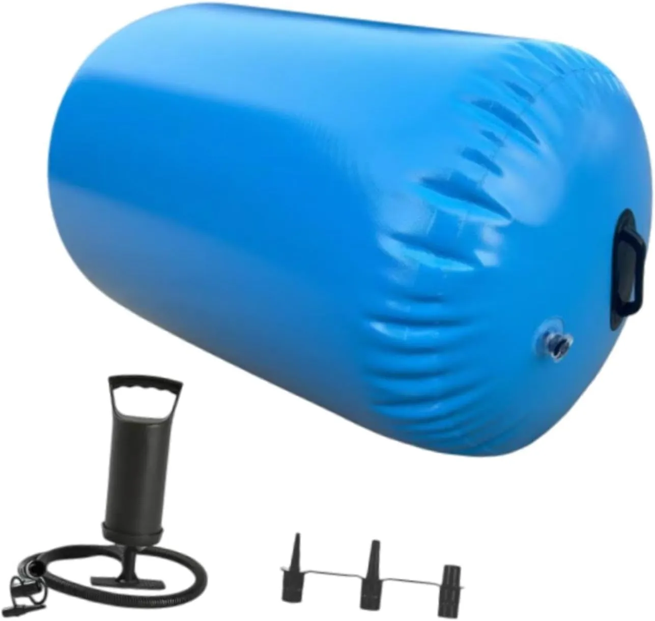 Inflatable Gymnastics Mat, Inflatable Tumbling Mat Lightweight Air Roller Gymnastics Barrel for Cheerleading Outdoor Home Use