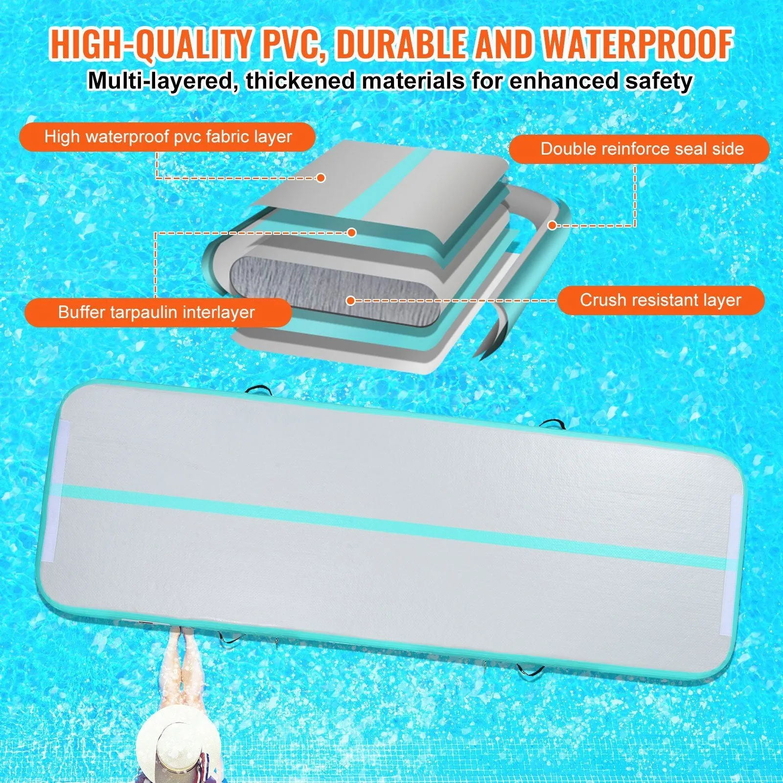 Inflatable Gymnastics Training Mat