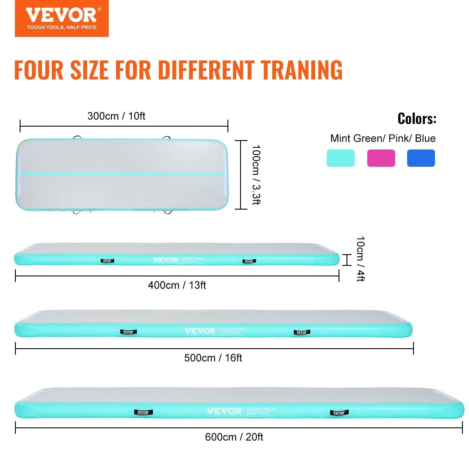 Inflatable Gymnastics Training Mat
