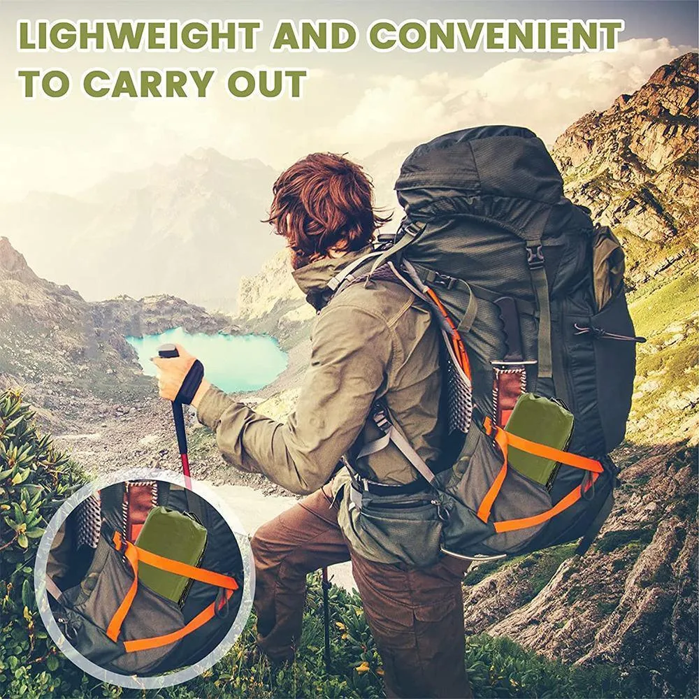 Inflatable Sleeping Mat Portable Airbed Camping Hiking Moisture Resistant Pad