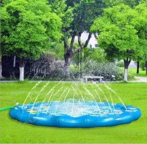 Inflatable Water Sprinkler Mat for Kids