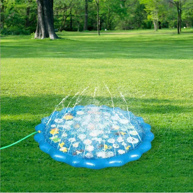 Inflatable Water Sprinkler Mat for Kids