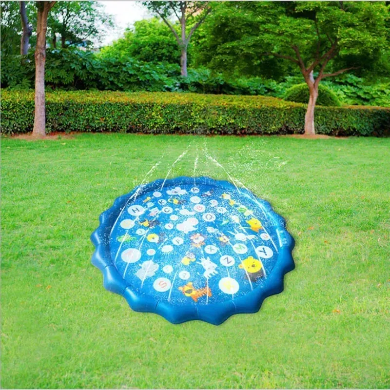 Inflatable Water Sprinkler Mat for Kids