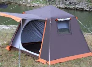 Instant Automatic Pop Up Camping Tent Easy Set Up Family Tent Perfect for Beach, Outdoor, Traveling,Hiking,Camping, Hunting, Fishing, 240X240X190CM, Green