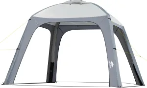 Instant Setup Inflatable Air Shelter 10x10ft Canopy Tent for Camping, with 4 Removable Side Panels for 6-8 Person – Ideal for Garden, Beach, Park, and Outdoor Events
