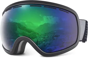 JOEBO Uv-Proof Ski Glasses,Fogproof Sport Glass Goggles Spherical Fit for Ski Baseball Cycling Fishing Running Golf Driving Gifts