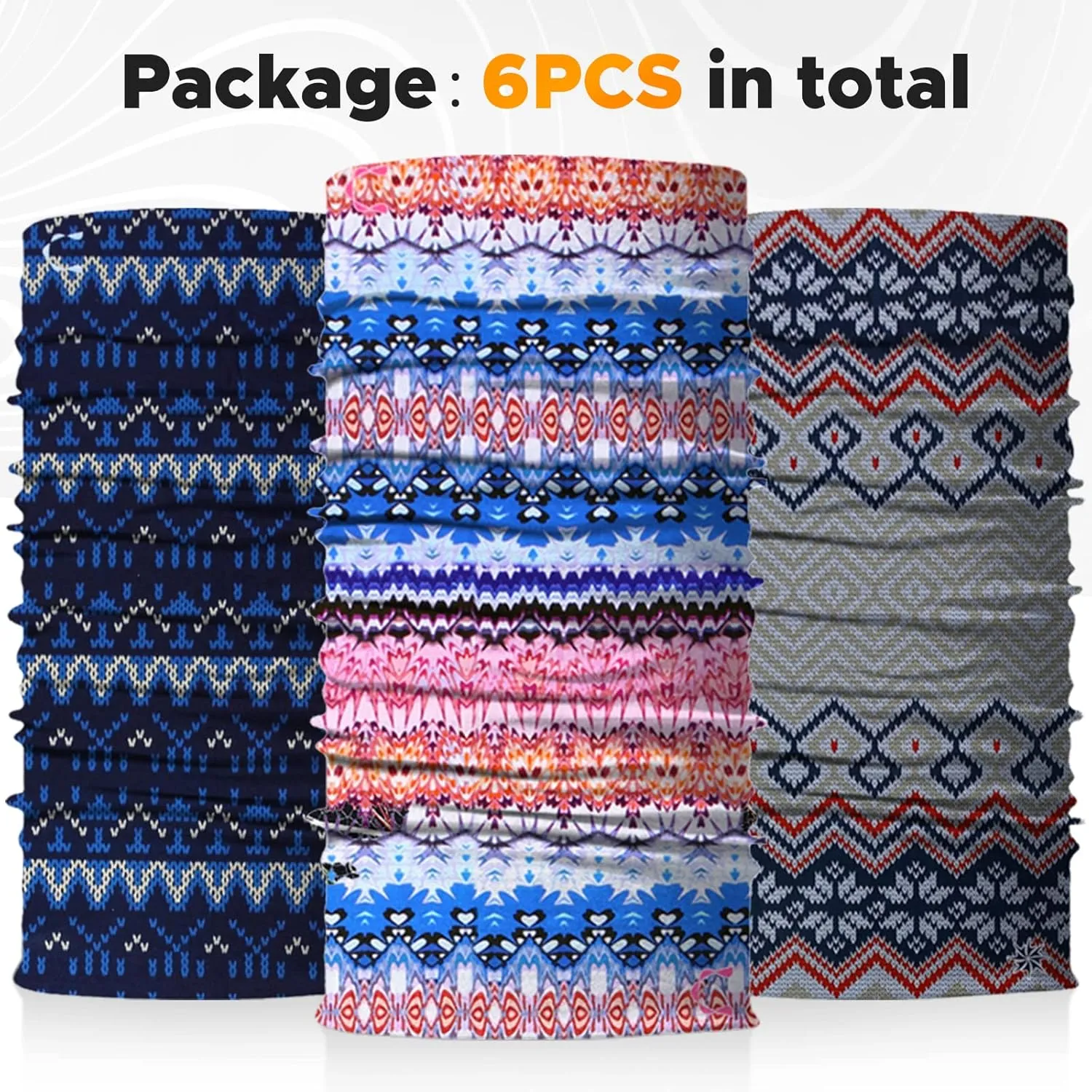 JOEYOUNG Headwear, Bandana, Neck Gaiter Head Wrap Headband Balaclava Magic Scarf