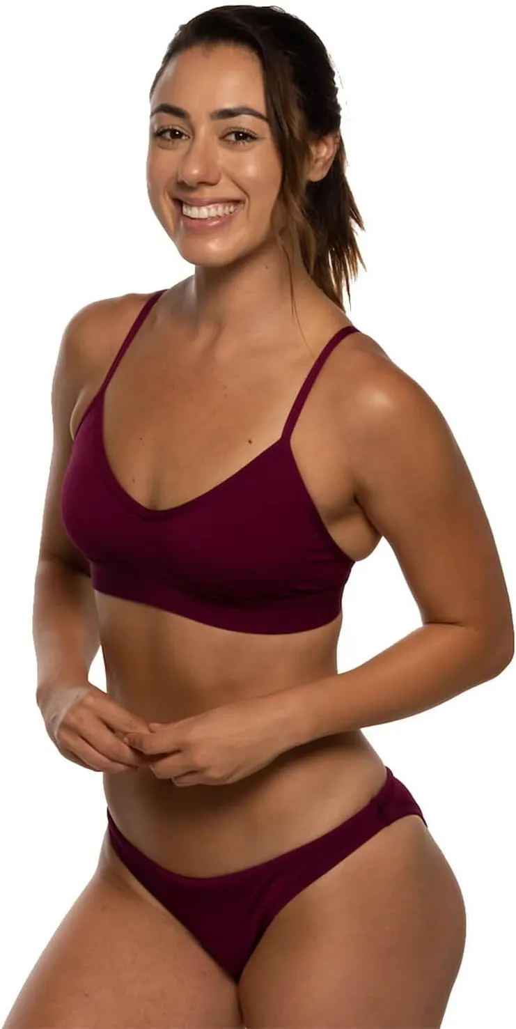 JOLYN Midl Bikini Bottom, Medium-Full Coverage Women's Athletic Swimsuit Bottom, Sport Bathing Suit Bottom