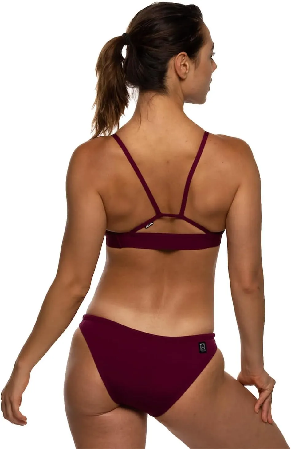 JOLYN Midl Bikini Bottom, Medium-Full Coverage Women's Athletic Swimsuit Bottom, Sport Bathing Suit Bottom