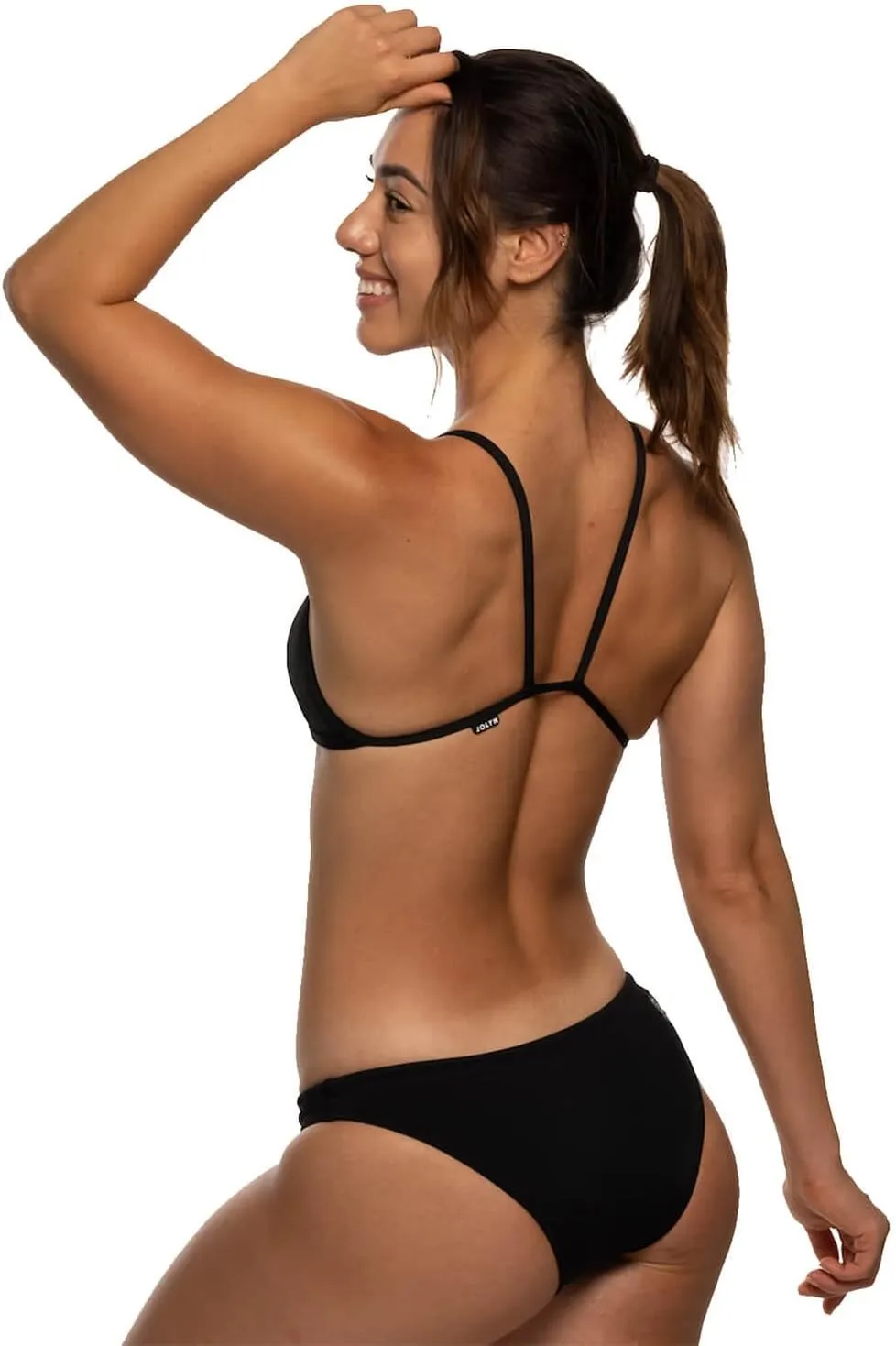 JOLYN Midl Bikini Bottom, Medium-Full Coverage Women's Athletic Swimsuit Bottom, Sport Bathing Suit Bottom