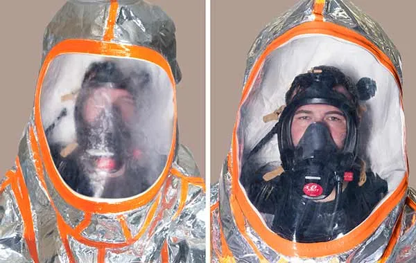 Kappler Zytron 500 Vapor Total Encapsulating Suit - Lightweight, Leak-Proof, Durable, Snug-Fit Hood, Perfect for Hazardous Environments