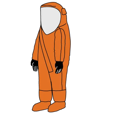 Kappler Zytron 500 Vapor Total Encapsulating Suit - Lightweight, Leak-Proof, Durable, Snug-Fit Hood, Perfect for Hazardous Environments