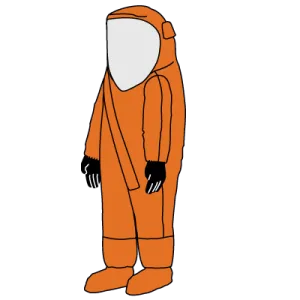 Kappler Zytron 500 Vapor Total Encapsulating Suit - Lightweight, Leak-Proof, Durable, Snug-Fit Hood, Perfect for Hazardous Environments