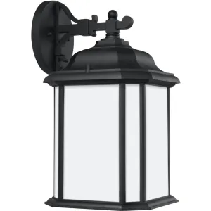 Kent Black LED Outdoor Wall Lantern