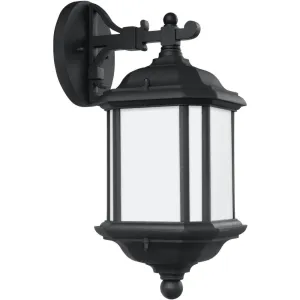 Kent Black LED Outdoor Wall Lantern