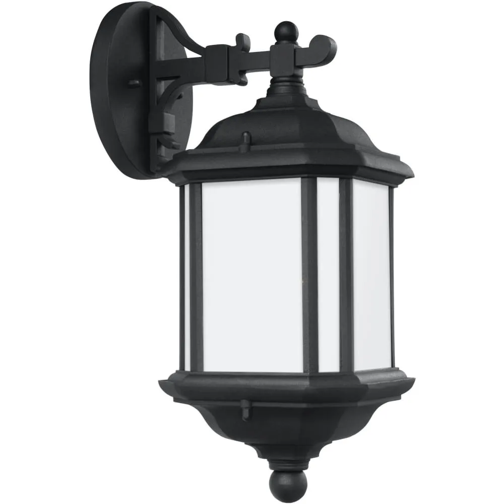 Kent Black LED Outdoor Wall Lantern