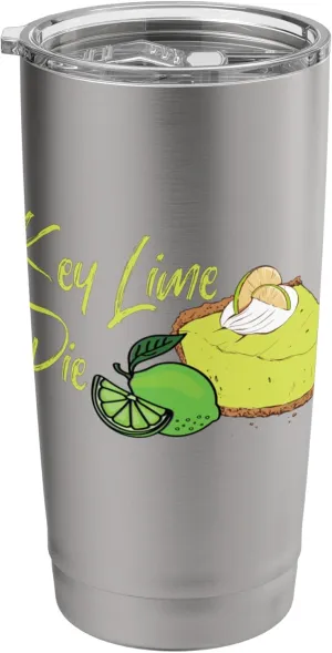 Key Lime Pie Lemon Lime Pie Tart Baker Lemon Pie Dessert Stainless Steel Insulated Tumbler