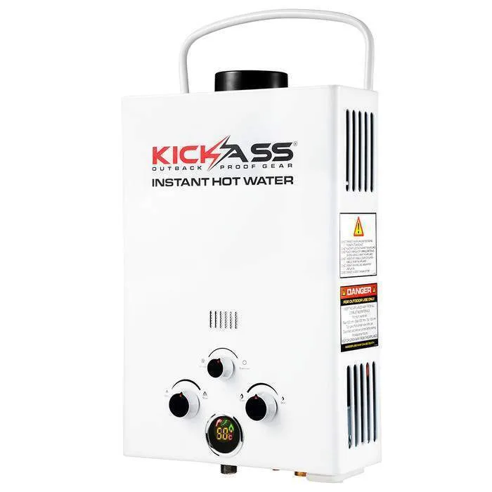 KickAss Shower Tent & Change Room with Camping Gas Hot Water