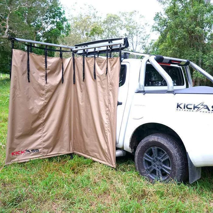 KickAss Shower Tent & Change Room with Camping Gas Hot Water