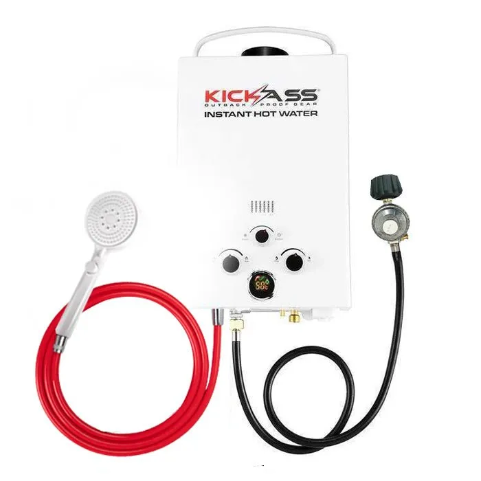 KickAss Shower Tent & Change Room with Camping Gas Hot Water
