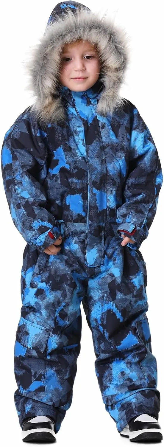 Kid's Baby One Piece Snowsuits Overalls Ski Suits Jackets Coats Jumpsuits Winter Outdoor Waterproof Snowboarding