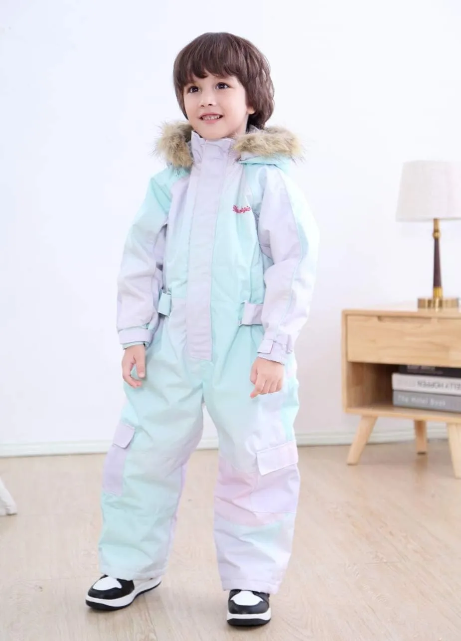 Kid's Baby One Piece Snowsuits Overalls Ski Suits Jackets Coats Jumpsuits Winter Outdoor Waterproof Snowboarding
