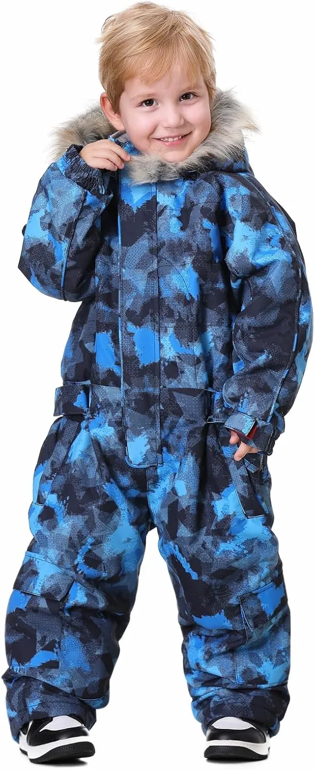 Kid's Baby One Piece Snowsuits Overalls Ski Suits Jackets Coats Jumpsuits Winter Outdoor Waterproof Snowboarding