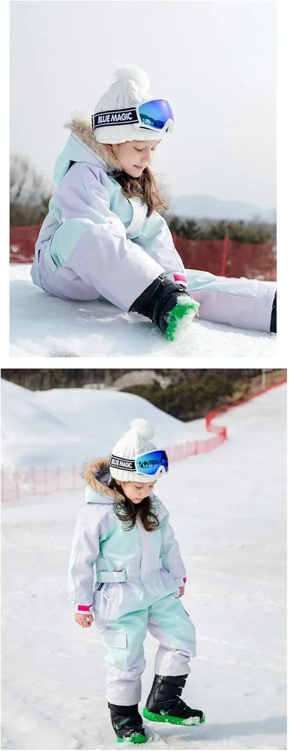 Kid's Baby One Piece Snowsuits Overalls Ski Suits Jackets Coats Jumpsuits Winter Outdoor Waterproof Snowboarding
