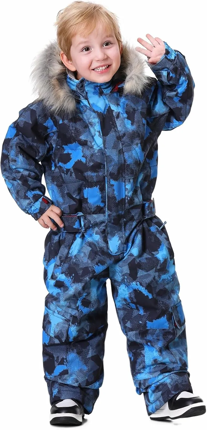 Kid's Baby One Piece Snowsuits Overalls Ski Suits Jackets Coats Jumpsuits Winter Outdoor Waterproof Snowboarding