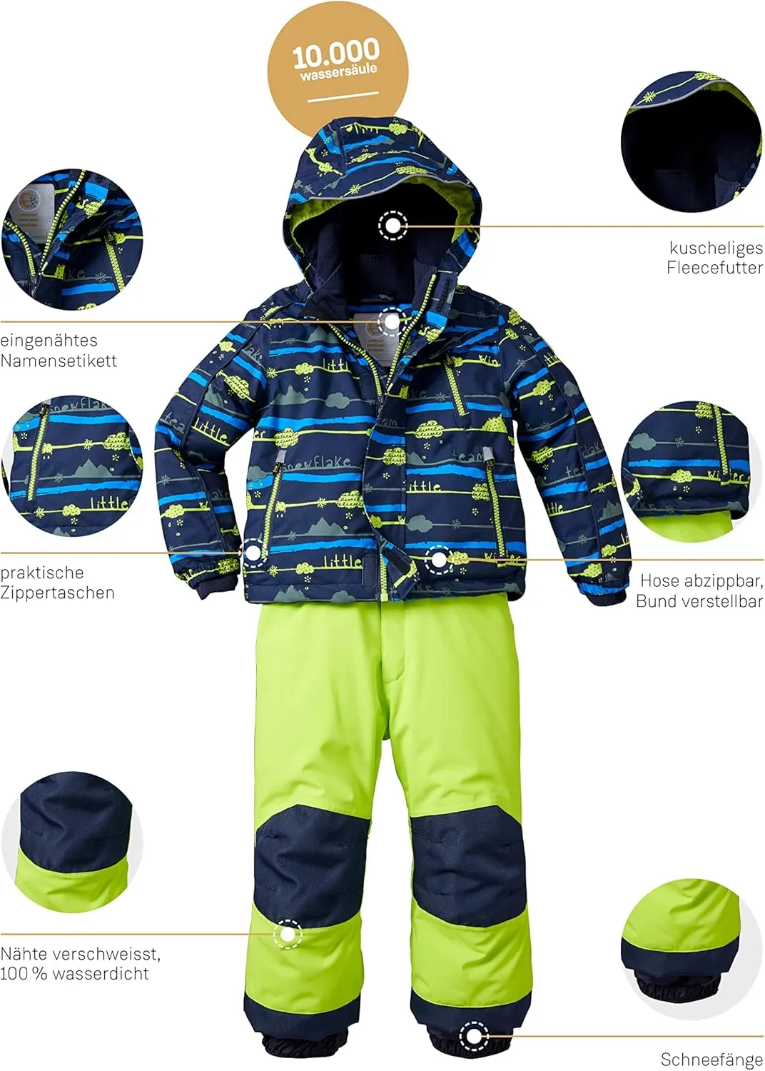 Kids Ski Suit FISW 5 JCKT AND PNTS