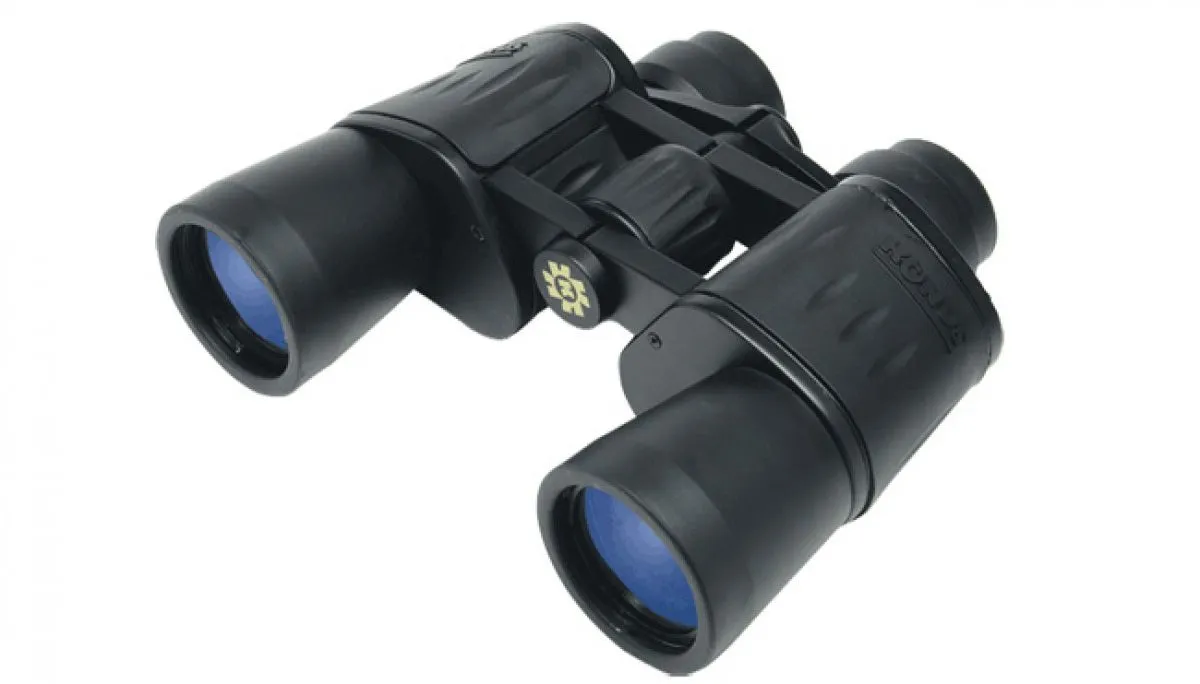 Konus 2103 KONUSVUE 10x50 WA Central Focus Binocular (Black Rubber)