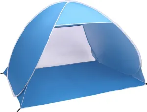 Large Pop up Beach Tent for 2-3 Person,Pop-up Tent and Automatic Instant Portable Cabana Beach, Camping Tent Shade Sun Shelter for Family 2-3 Person Adults Outdoor Activities Camping Hiking Picnic