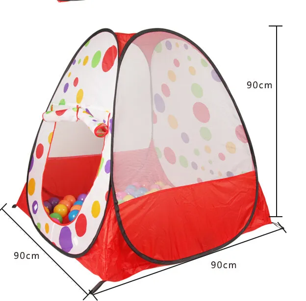 Large Portable Foldable Children Kids Pop Up Adventure Ocean Ball Play Tent Indoor Outdoor Playhouse Kids Tent