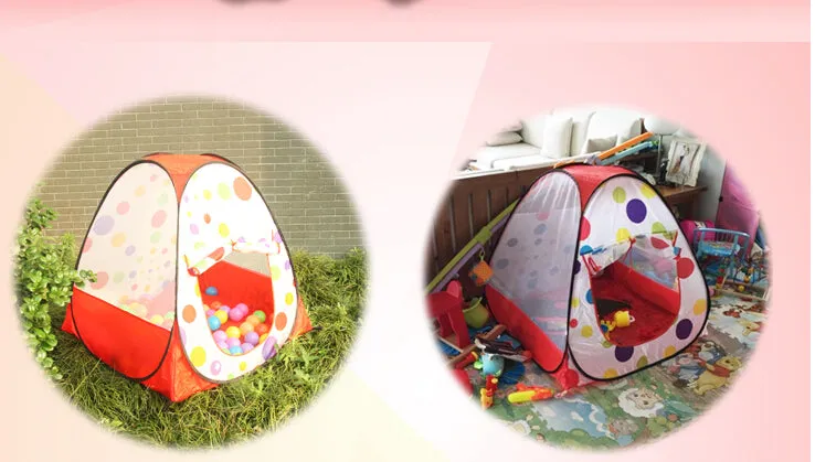 Large Portable Foldable Children Kids Pop Up Adventure Ocean Ball Play Tent Indoor Outdoor Playhouse Kids Tent