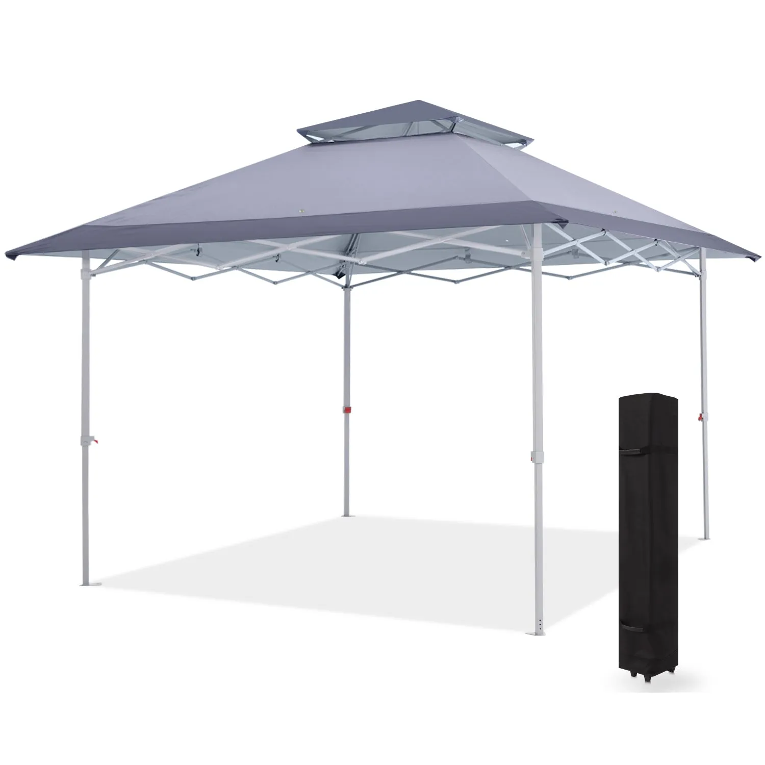Leisure Sports 13x13 Easy Pop Up Canopy Tent Instant Shelter with Vented Top