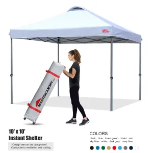 Leisure Sports Durable Ez Pop-up 8x8/10x10/ Canopy Tent With Vented Top-CA