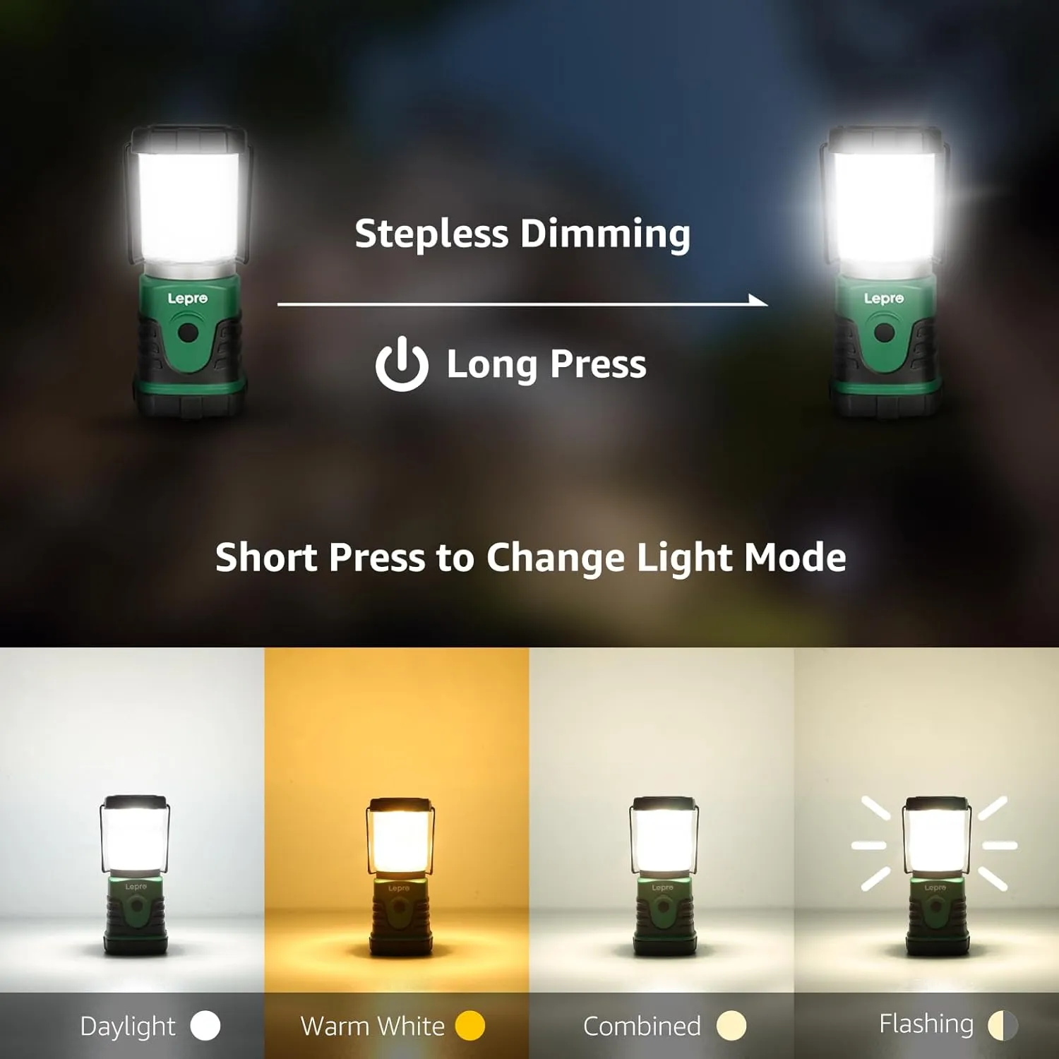 Lepro LED Camping Lantern, Mini Camping Lantern