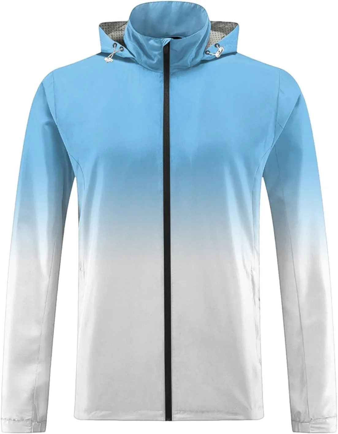Light Rain Jacket Mens Water Resistant Raincoats Big and Tall Light Outerwear Breathable Windbreaker