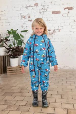 Lighthouse Kids Jamie Padded Puddlesuit -FARM