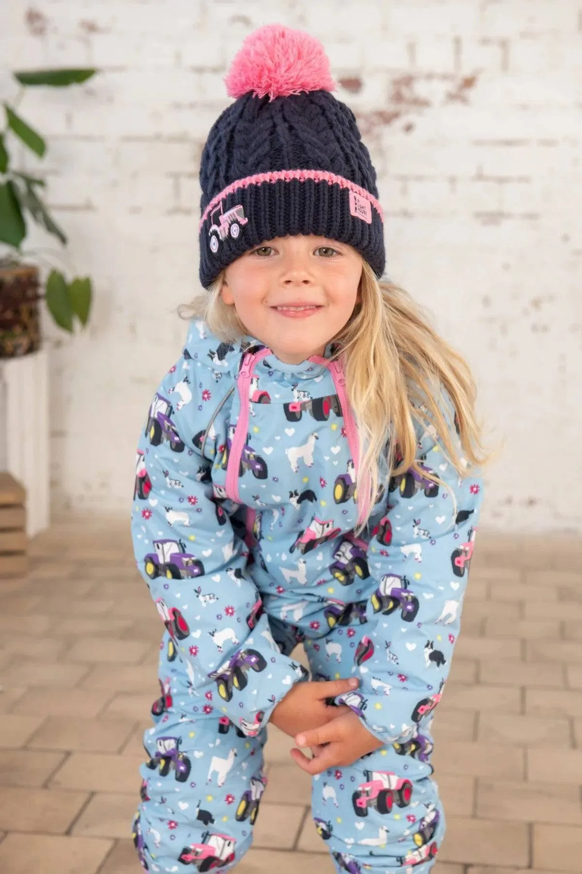 Lighthouse Kids Jamie Padded Puddlesuit -SKY BLUE