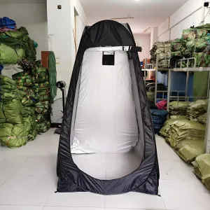 [lilaBelle]【-Season Privacy Shelter】 Thickened Portable Outdoor Tent with Iron Frame & Windproof Design, Instant Pop-Up Changing Room for Camping Beach Hiking, Includes 4 Stakes & Storage Bag