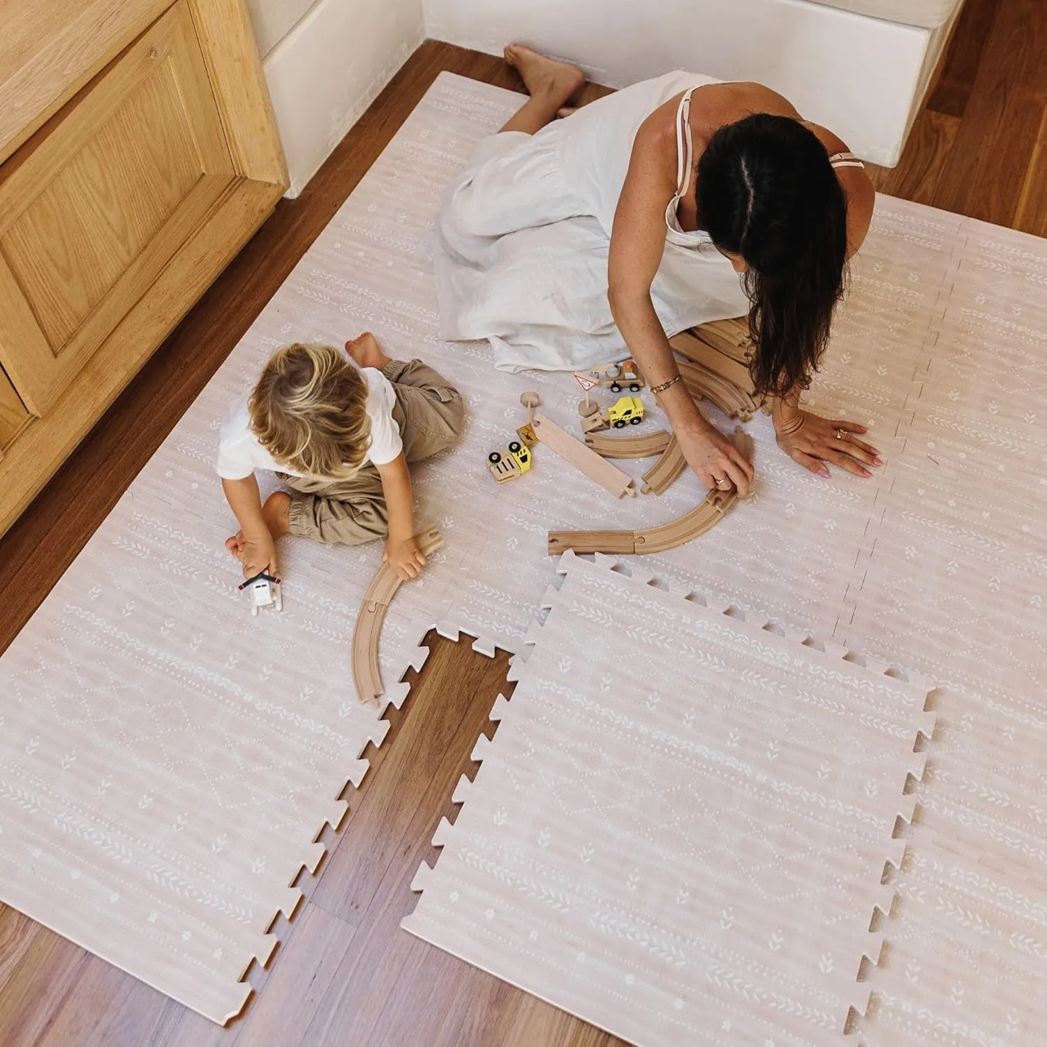 Lillefolk Baby Foam Play Mat - Baby Playmat | Tiles Interlocking Mat - Foam Baby Mat for Babies & Toddlers - Non Toxic Play Mat for Baby Tummy Time Mat (Extra Large Size 6x8 ft (12 Tiles), Dusk