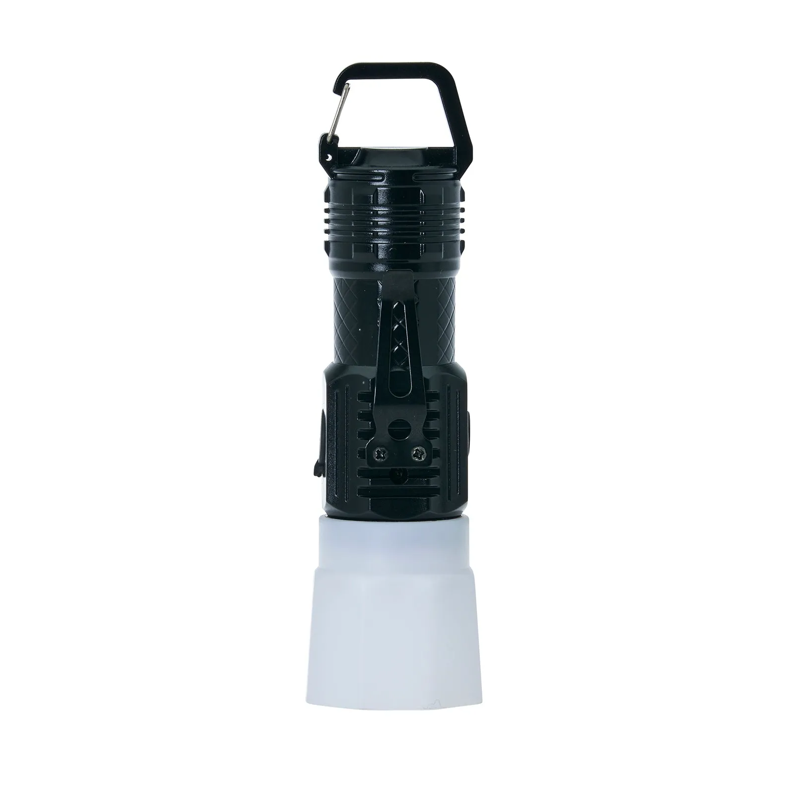 LitezAll 200LM Rechargeable Pocket Flashlight Lantern with Carabiner 4-Pack Gift Box