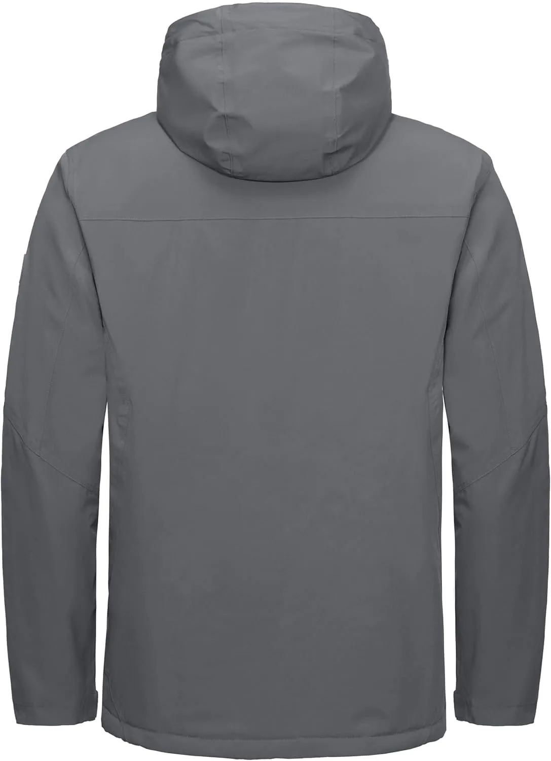Little Donkey Andy Men's Waterproof Ski Snowboarding Jacket Windproof Warm Coat with Detachable Hood