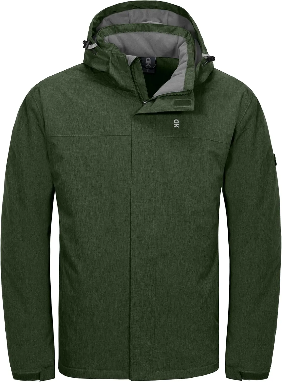 Little Donkey Andy Men's Waterproof Ski Snowboarding Jacket Windproof Warm Coat with Detachable Hood