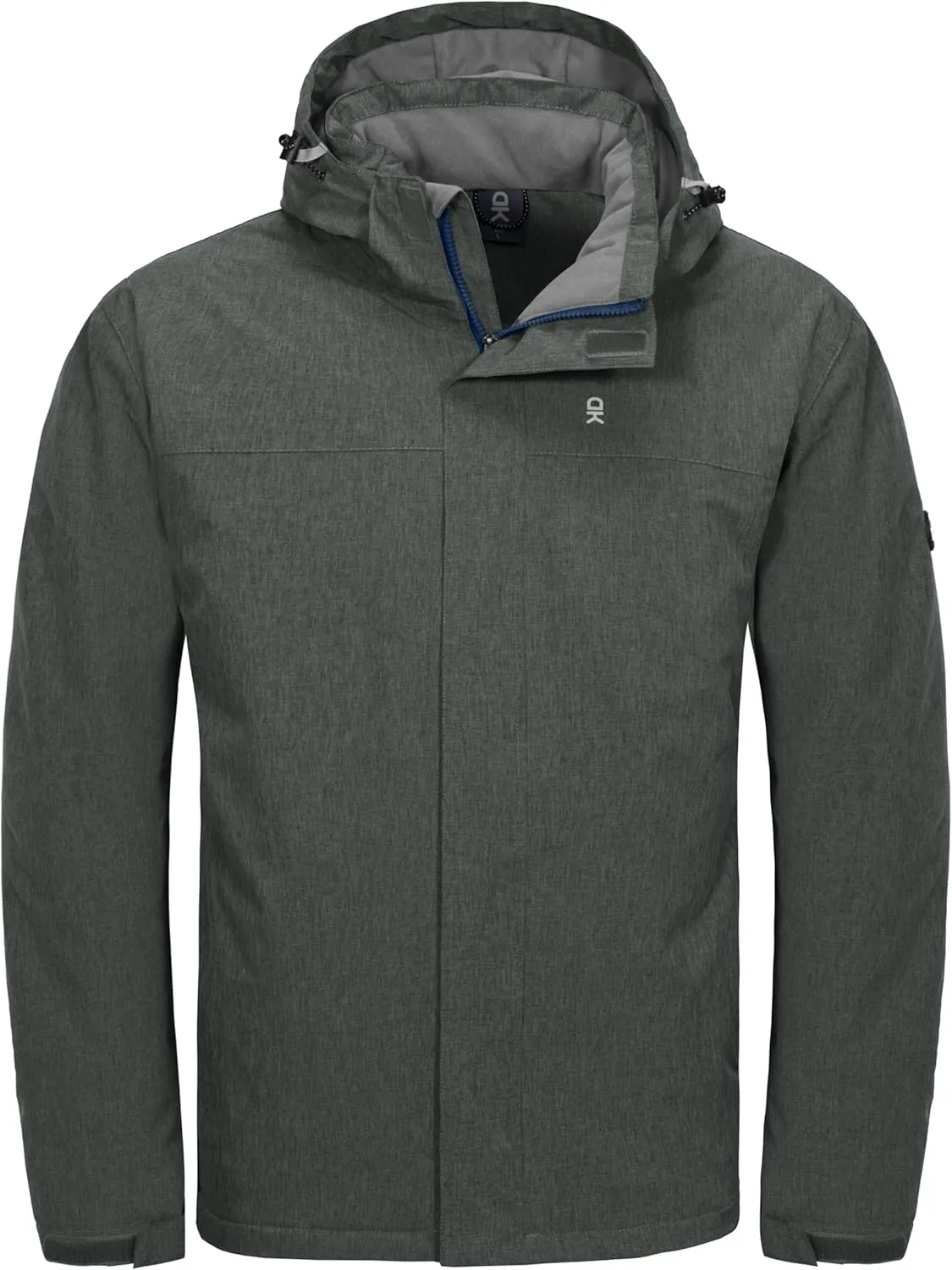 Little Donkey Andy Men's Waterproof Ski Snowboarding Jacket Windproof Warm Coat with Detachable Hood