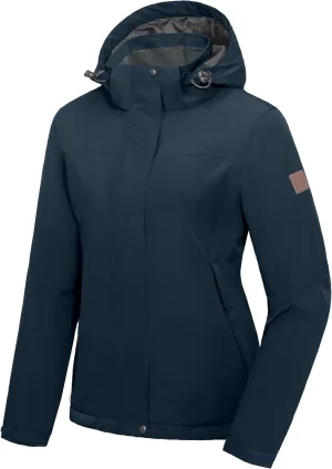 Little Donkey Andy Women's Waterproof Ski Snowboarding Jacket Windproof Warm Coat with Detachable Hood